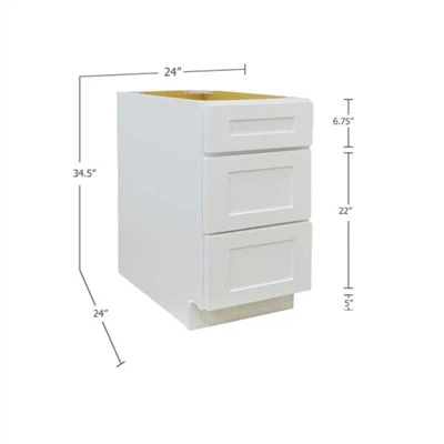 24 inch drawer cabinet