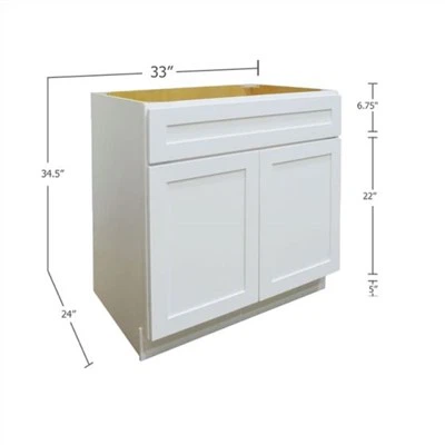 33 inch sink base cabinet